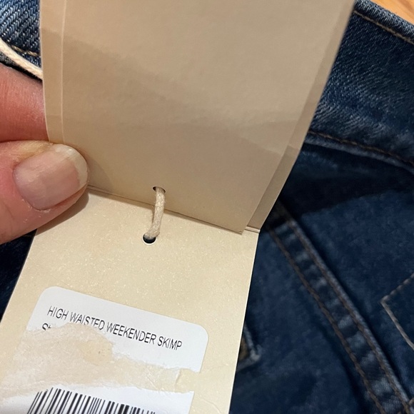 MOTHER The Weekender Skimp High-Rise Flare Jeans Size 31 NWT - Picture 15 of 16